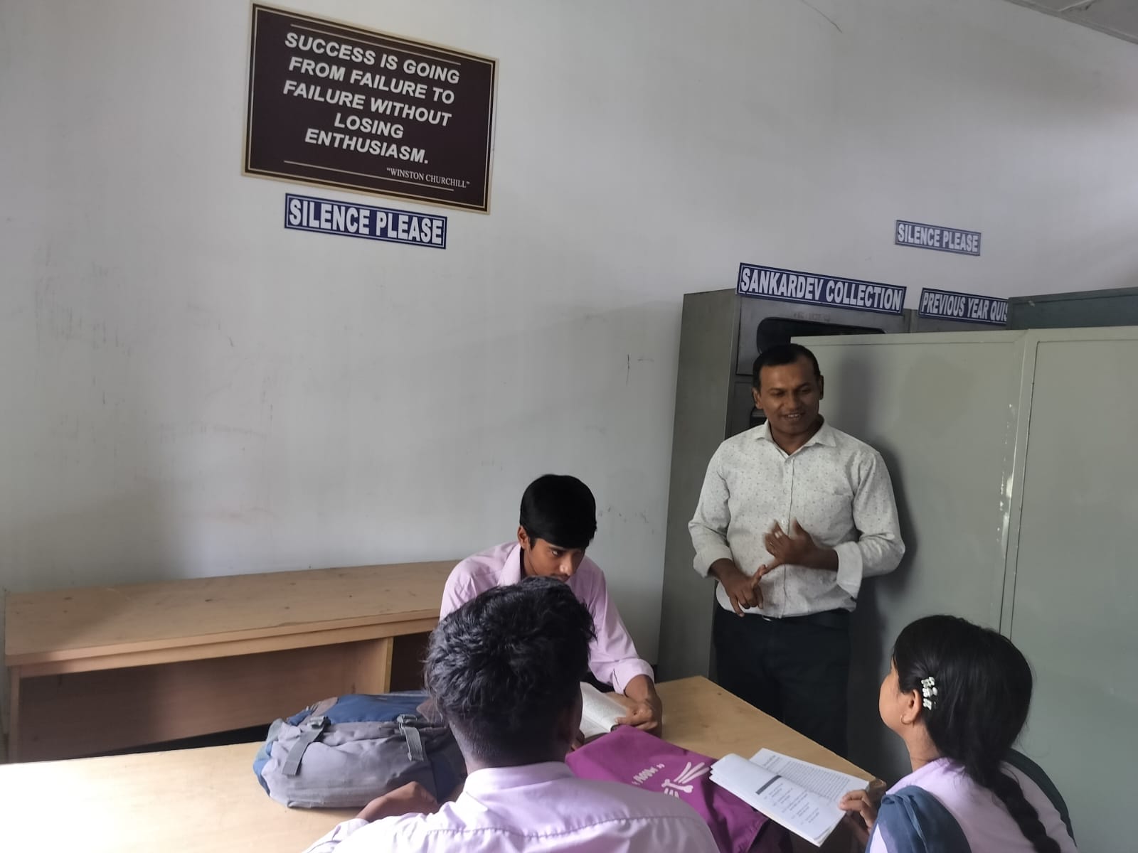 Micro Group Discussion Session on 'Importance of Library in Academic Upliftment '